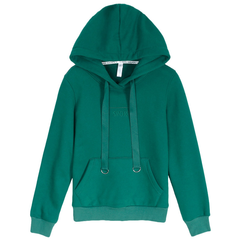 新款连帽卫衣女秋冬