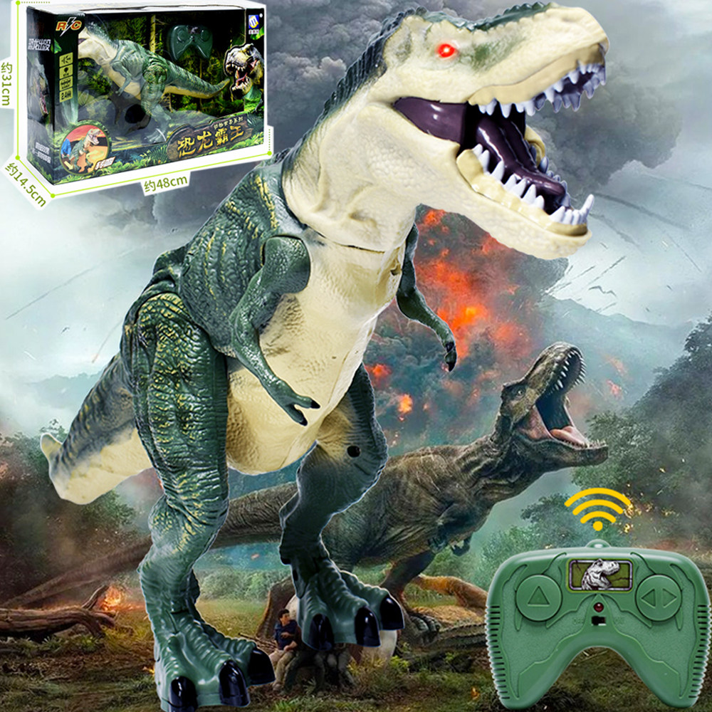 霸王龙玩具 智能_儿童遥控恐龙玩具智能仿真动物会走路电动霸王龙机器