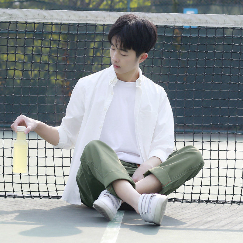 穿上衬衫,让你秒变清新男神