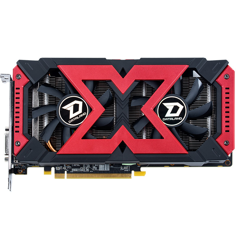 迪兰恒进rx570x-serial4g战将游戏独立显卡战gtx1050ti gtx1060