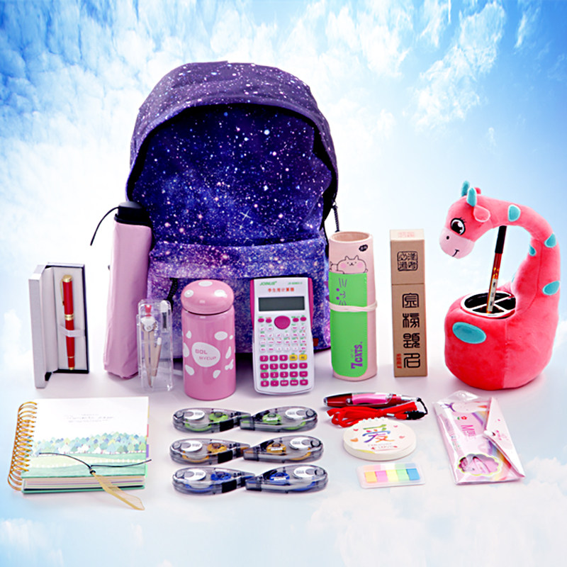 学生奖品 初中生_开学季儿童礼包初中生高中生书包套装男女生文具礼物