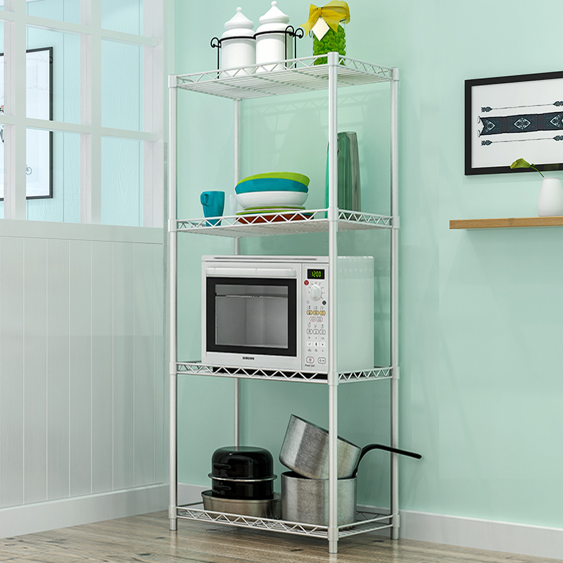 收纳架子 多层 置物架_索尔诺厨房置物架落地多层收纳架卫生间杂物