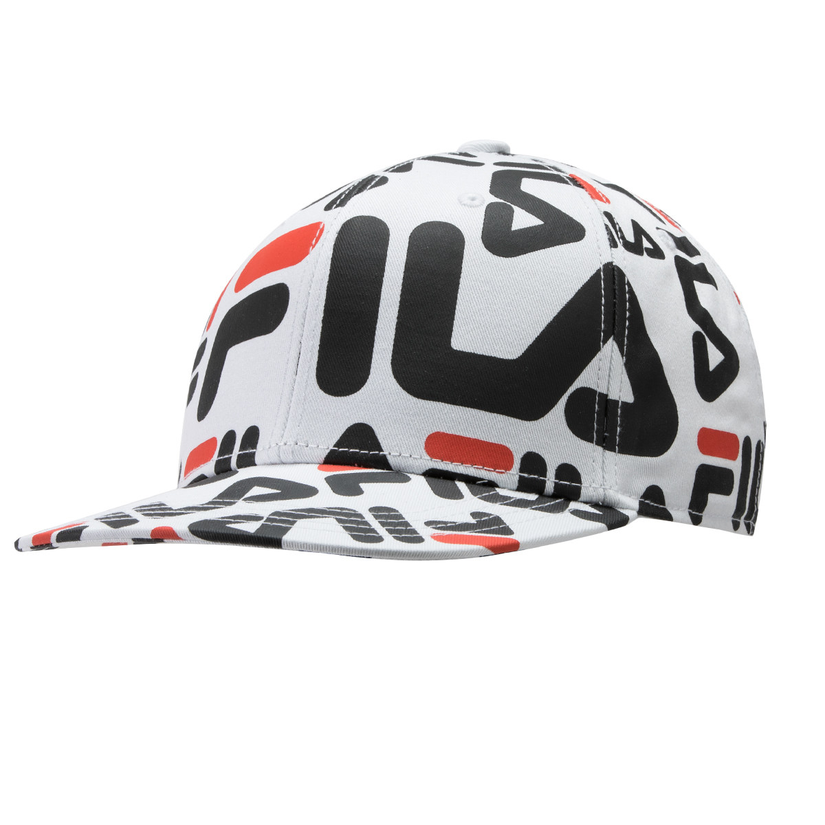 fila斐乐女帽2018春季新品满版印花时尚潮流街头logo帽子