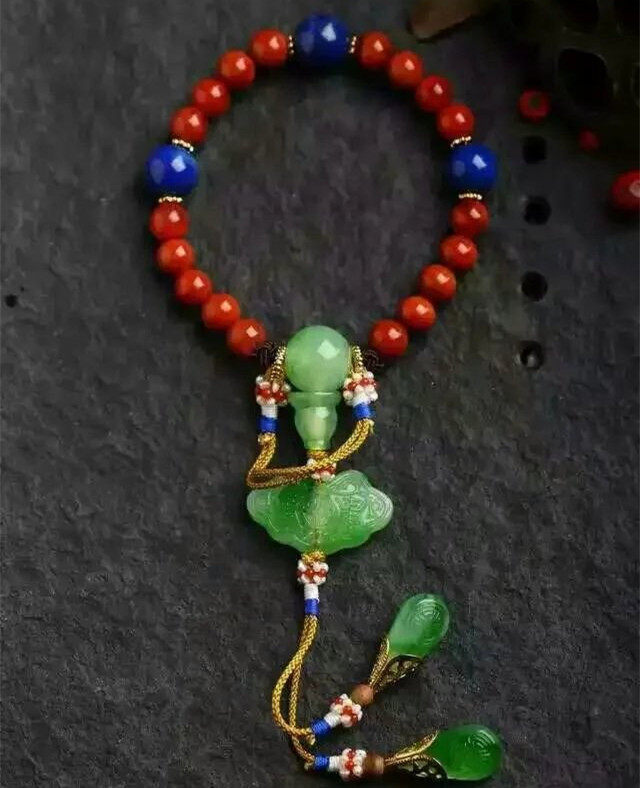 延禧攻略清宫十八子手串天然南红玛瑙宫廷18子手链琉璃朝珠手持