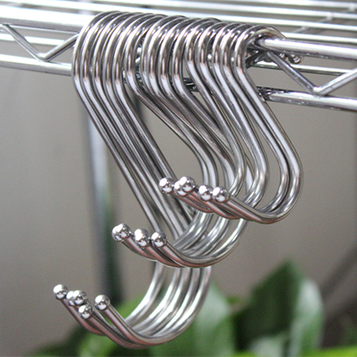 厨房衣服装s挂钩属不锈钢铁大中小s钩s勾s型形挂钩子免包邮