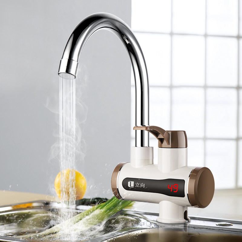 速热龙头_安全节能即热式电热水龙头家用厨房 自来水加热器小厨宝速热