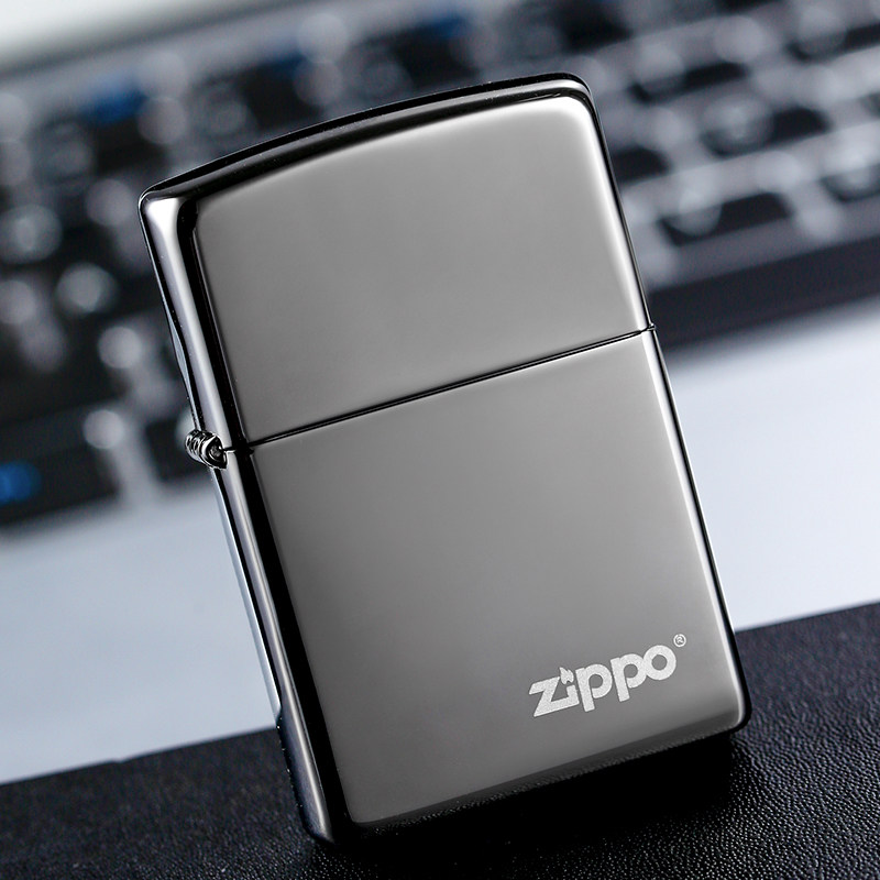 zippo黑冰火机         