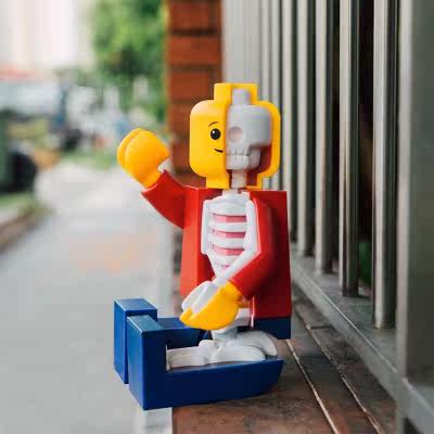 jason freeny_现货mightyjaxx限量版 jason freeny lego解剖乐高人潮