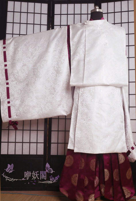 热销阴阳师点赞_【咿妖】阴阳师电影 安倍晴明 狩衣 平安装束日本和服