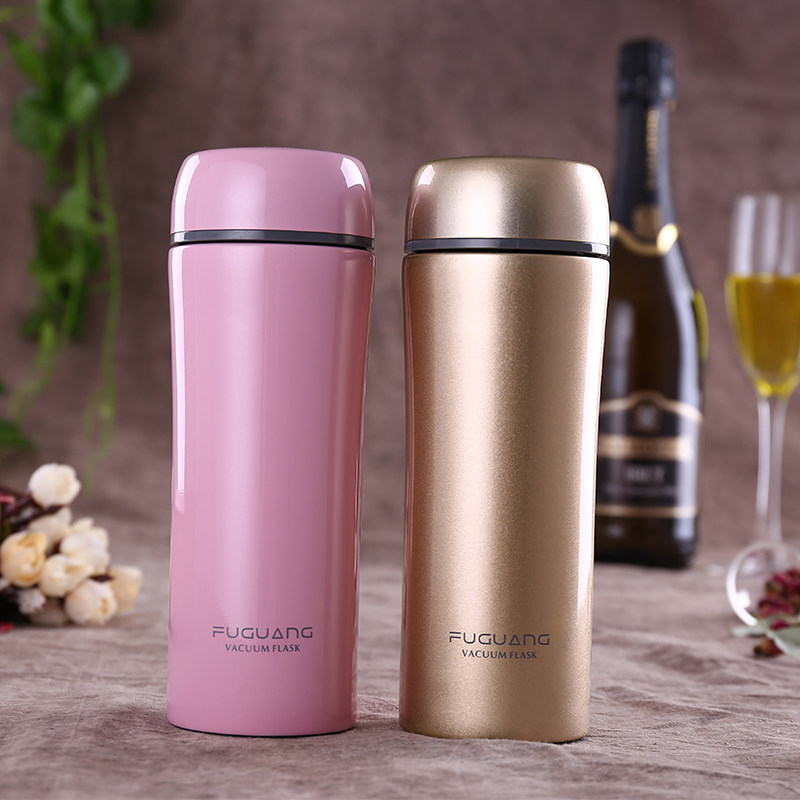 富光健牌男女学生保温杯不锈钢双层真空口杯情侣杯大容量随身杯