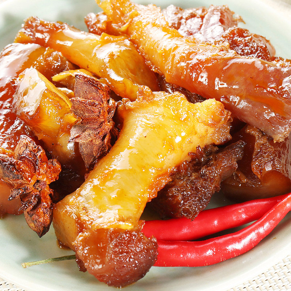 善味阁 牛筋100g 卤味零食牛蹄筋 休闲零食牛板筋