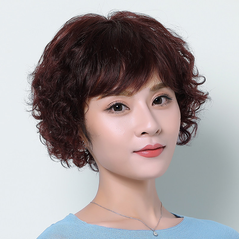 假发 女 真发时尚短发