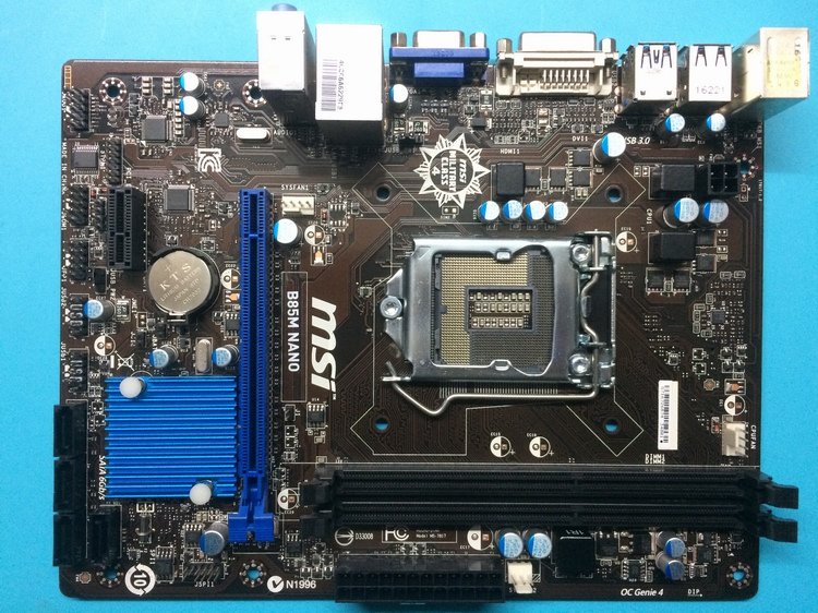 msi/微星b85m nano 1150针主板 全固态 b85m-e45支持i5 e3 i7