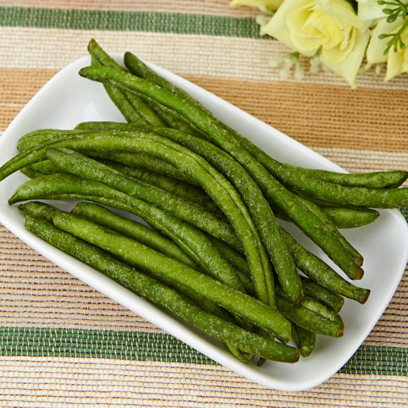 蔬菜脆青刀豆脆蔬菜干零食小吃休闲食品儿童孕妇健康营养豆角2罐1元
