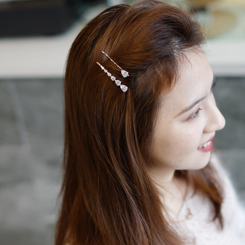 成人韩国顶夹一字夹刘海夹边夹卡子一字夹头饰高档简约夹头发优惠券