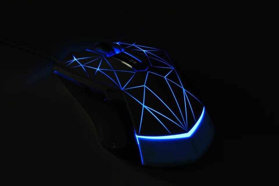 狼派鼠标_狼派电魂at966有线专业网咖游戏电竞鼠标 五彩呼吸灯 吃鸡