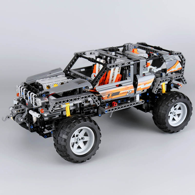 一折乐拼_乐拼正品科技旗舰版系列moc超级越野车8297益智拼装积木玩具