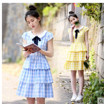 17韩版11上衣少女装12初中学生13夏装15-16岁14女孩连衣裙18朴素