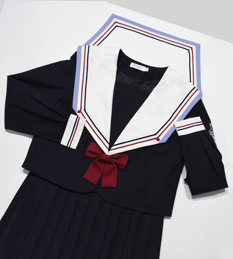 【xixi】-魔女异录-名古屋jk制服变形襟蛇腹二本刺绣水手服