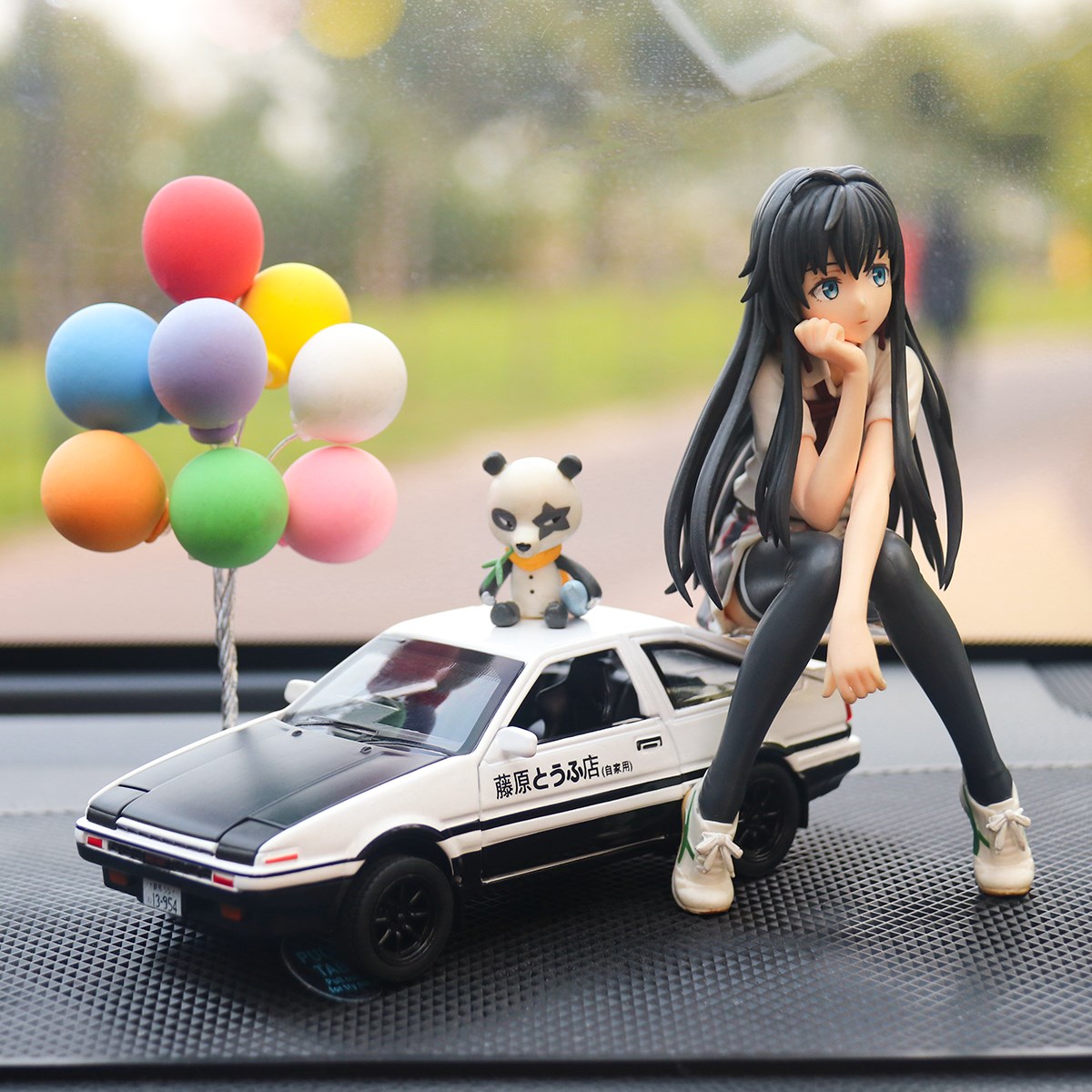 ae86汽车摆件_创意ae86汽车模型车载中控台机箱装饰车