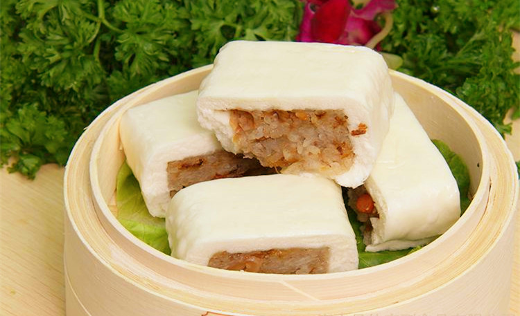 风味小吃_港式点心糯米卷水蒸点心广式点小吃粤港风味美食一袋8个600g