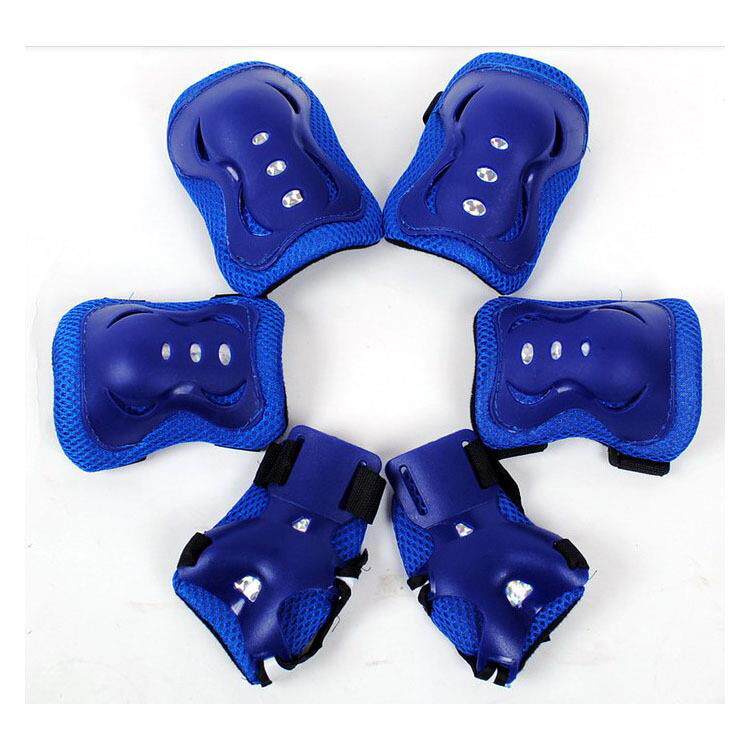 儿童溜冰鞋轮滑旱冰鞋护漆护具护膝护肘护手腕护漆6件套装初学者