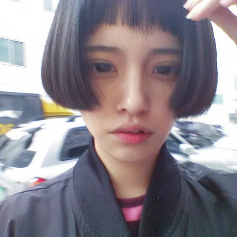 特价假发女短发bobo头_网红金孝善假发女短发bobo头齐刘海波波学生头