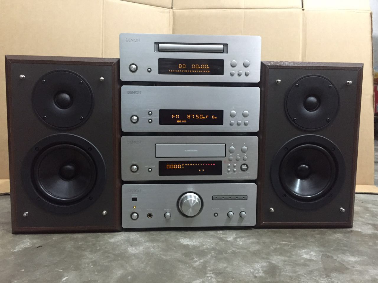 原装日本进口denon/天龙 f1 发烧hifi旗舰组合音响/230v ￥3480.