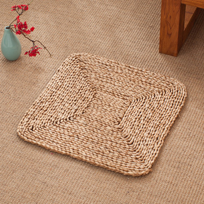 包邮蒲团方形宜家手工草编加厚榻榻米飘窗瑜伽禅修茶道打坐拜佛垫