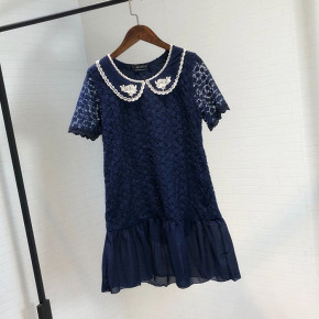 打底裙子连衣裙娃娃领