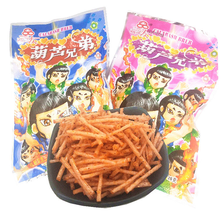 三只小熊辣条_包邮四川三友顺风葫芦兄弟辣条10袋葫芦娃8090怀旧辣条