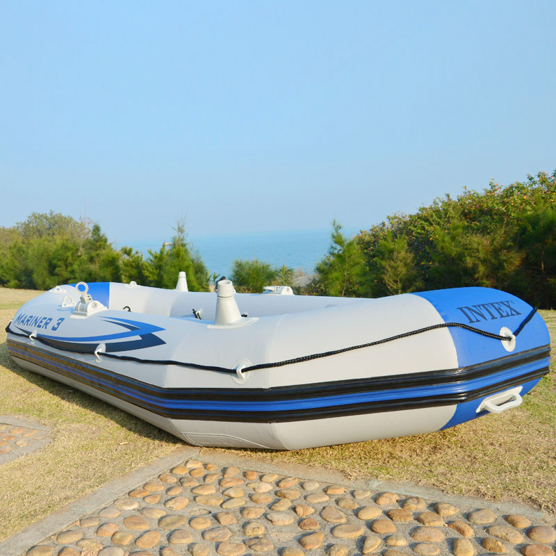 双人充气船3人橡皮艇加厚钓鱼船二三人皮划艇特厚充气艇钓鱼艇