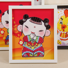 【新年手工画儿童】_新年手工画儿童图片