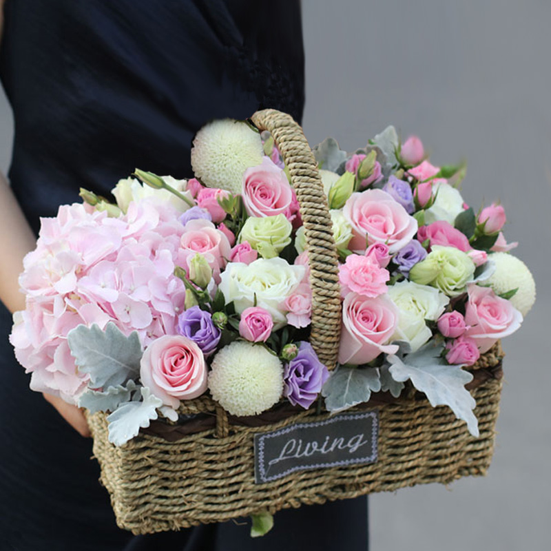 西安鲜花同城红掌百合向日葵花篮长辈生日庆祝福送老人贺寿鲜花