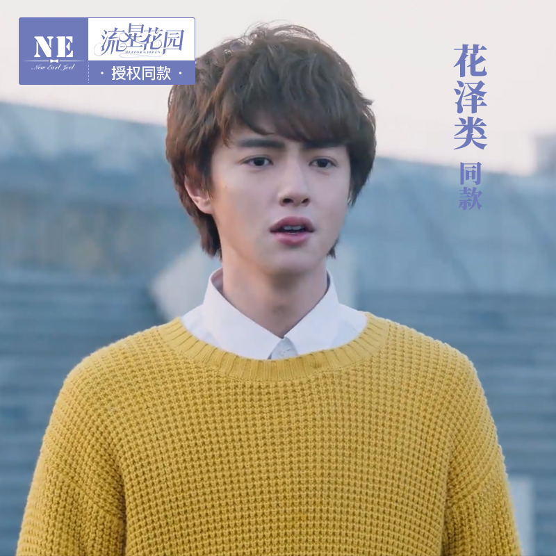 特价明星同款毛衣男_新版流星花园剧中明星同款 官鸿饰花泽类 秋新品