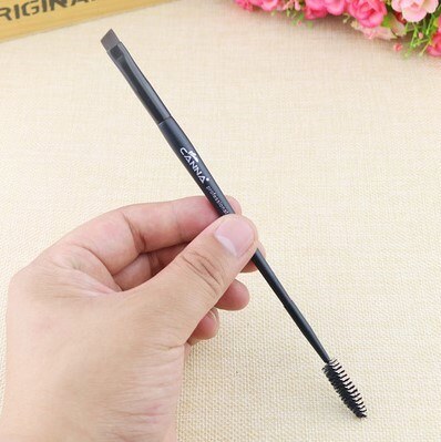 热销眉毛刷 刷子 1支_眉刷双头工具画眉毛睫毛专业斜角套装眉粉螺旋