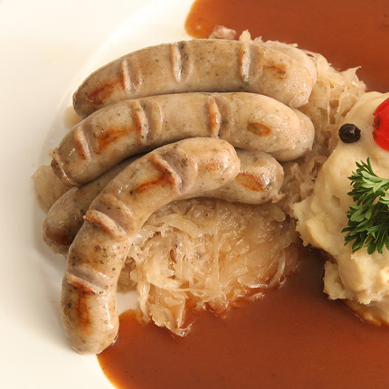 维也纳风味香肠20根1000g小泥肠德国风味餐厅酒店热狗肠火腿肠_7折