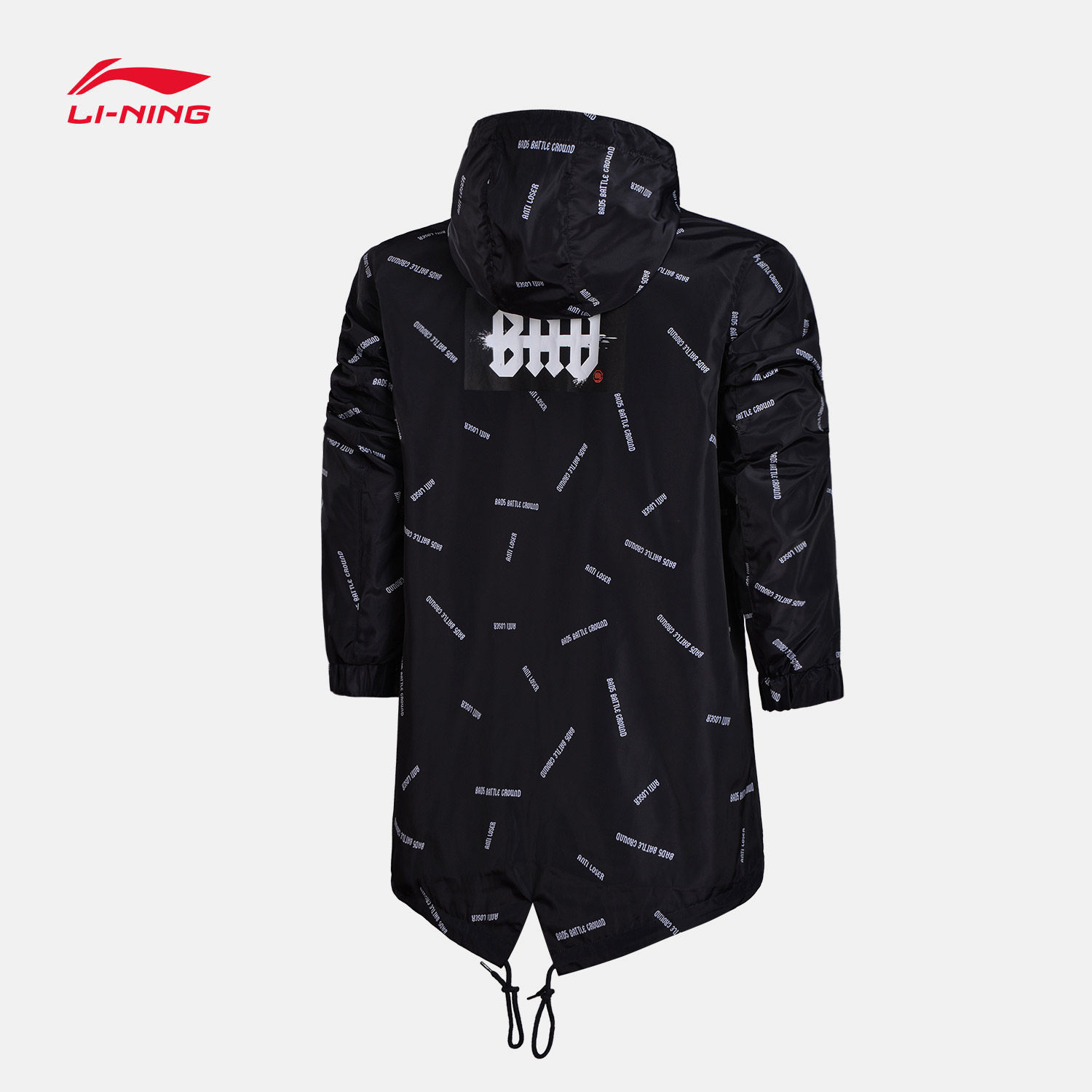 李宁风衣男士2018新款篮球系列长袖防风服连帽外套男装春季运动服