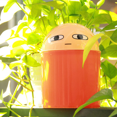 现货包邮 银魂just we动漫周边垃圾桶摆件可爱宿舍桌面寝室宅物