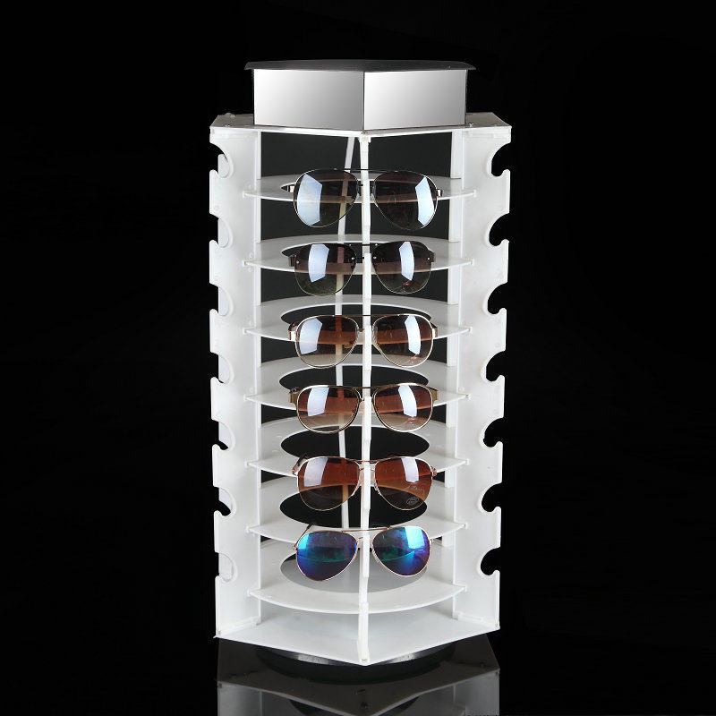 28付42付旋转眼镜展示架子 太阳眼镜架墨镜看货道具眼镜货架