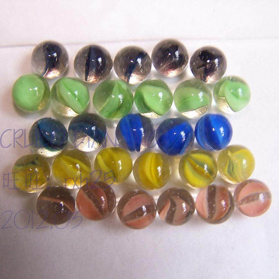 一折玻璃瓶球_1厘米直径玻璃珠弹珠 玻璃球 嵌花弹珠 普通10mm 花瓶