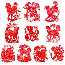 【剪纸十二生肖狗】最新最全剪纸十二生肖狗搭