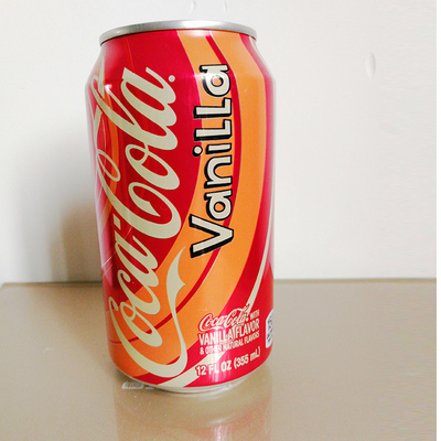 美国原装进口coca cola可口可乐 香草味可乐汽水饮料355ml