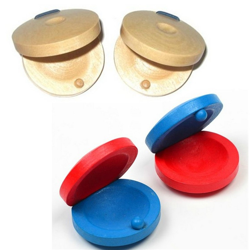 热销奥尔夫打击乐器_圆舞板圆午板木制彩色动物响板快板奥尔夫打击