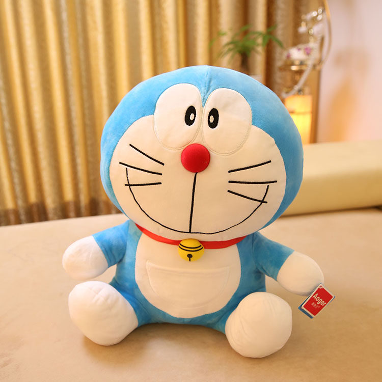 可爱黑白小猫咪围巾猫毛绒玩具公仔儿童睡觉玩偶布娃娃生日礼物