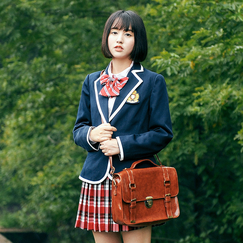 波比jk制服少女装西装校服日系学院风春秋冬季学生装西装外套优惠券