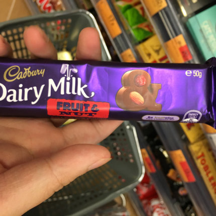 香港代购澳大利亚 cadbury/吉百利dairy milk 牛奶巧克力袋装180g_不