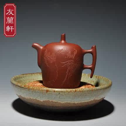紫砂名家孔祥生亲制 心经佛缘套壶 原矿珍藏老紫泥 宜兴紫砂壶_7折