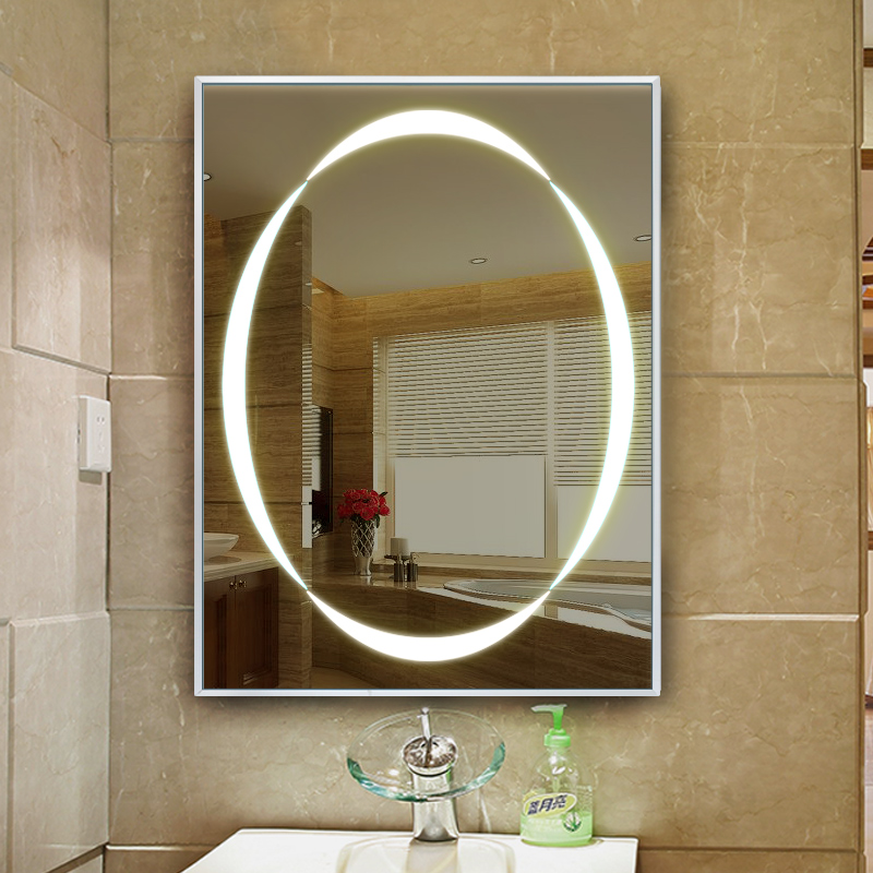 特价定制镜子壁挂_定制包边卫生间镜led灯镜壁挂浴室镜洗手台镜子梳妆