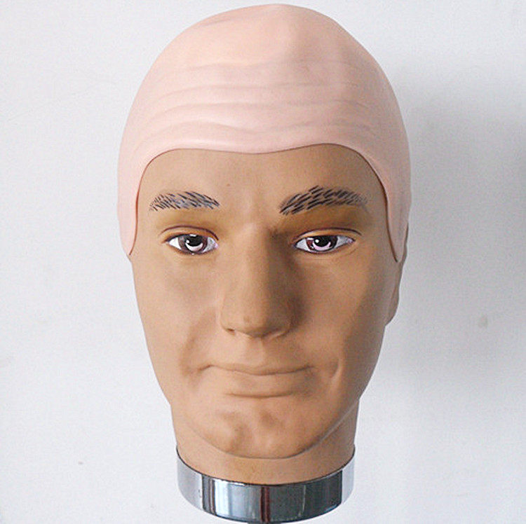 特价光头头套_光头假发 和尚假发 头套 舞会化妆道具 光头强道具 全